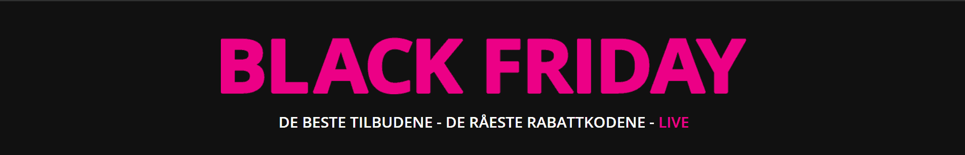 tilbud black friday